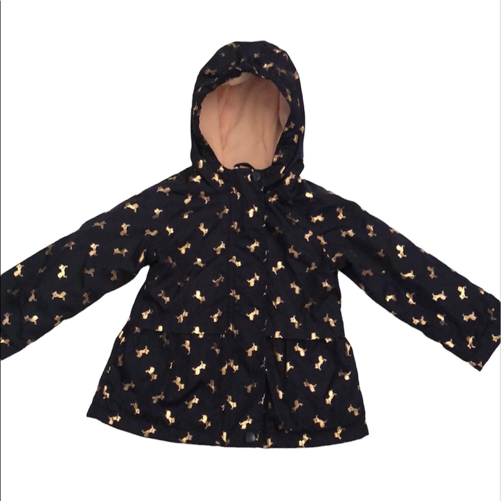 Fleece-Lined Peplum Unicorn Jacket